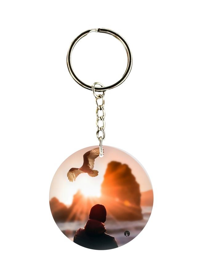 BP Double Side Printed Keychain