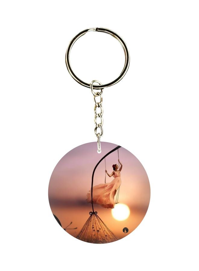 BP Double Side Printed Keychain