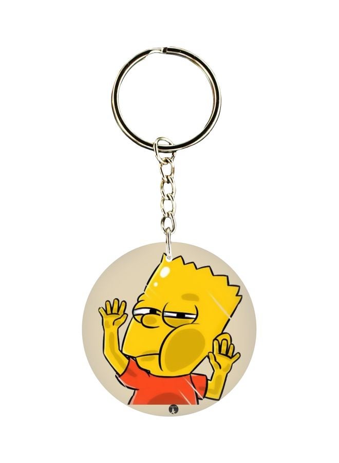 BP Cartoon Printed Keychain