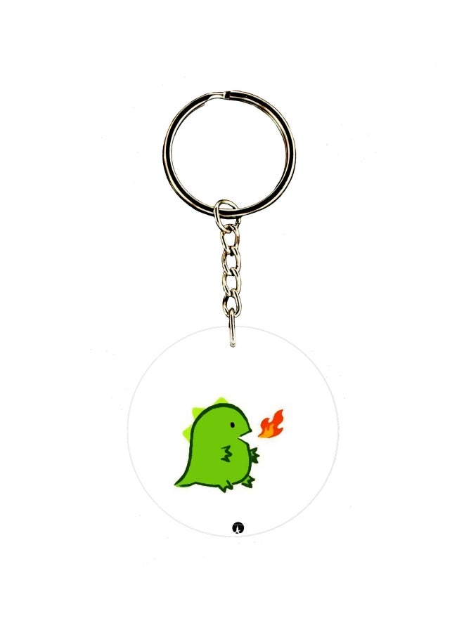 BP Printed Dual Sided Keychain