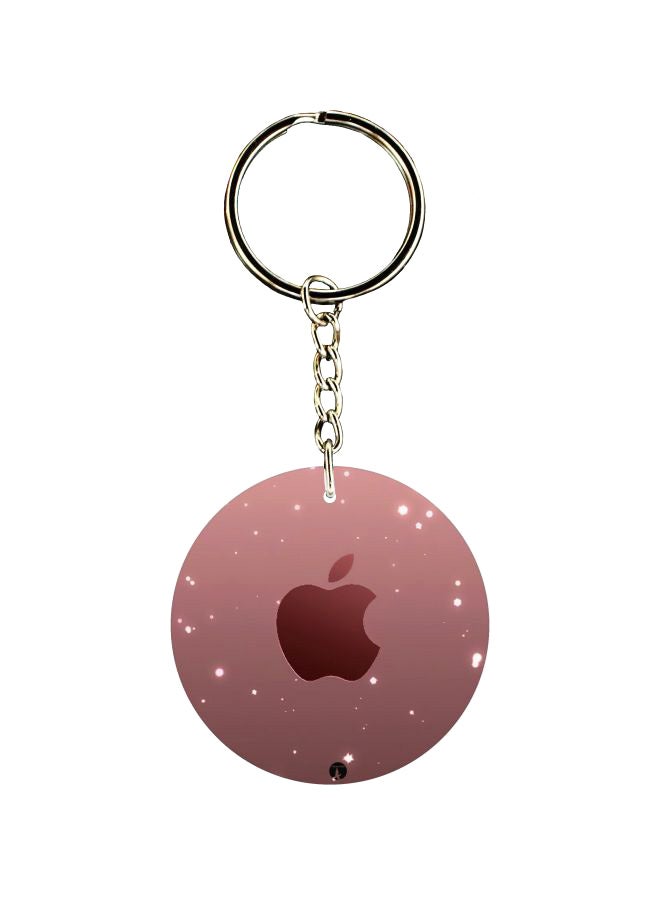 BP Apple Logo Printed Keychain