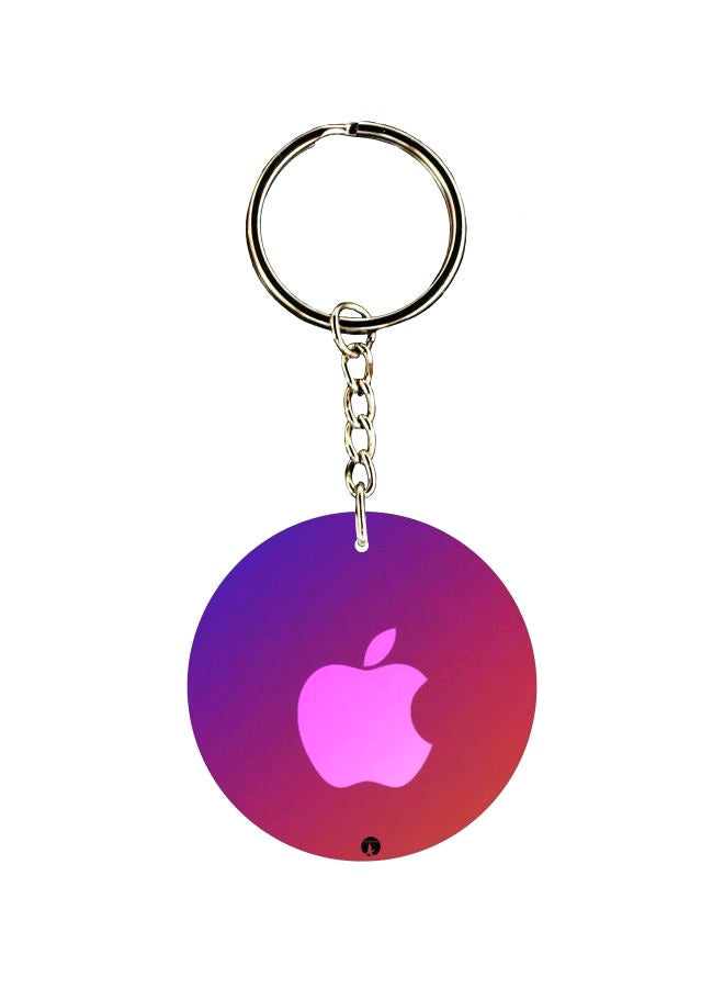 بي بي سلسلة مفاتيح بطبعة شعار شركة أبل
