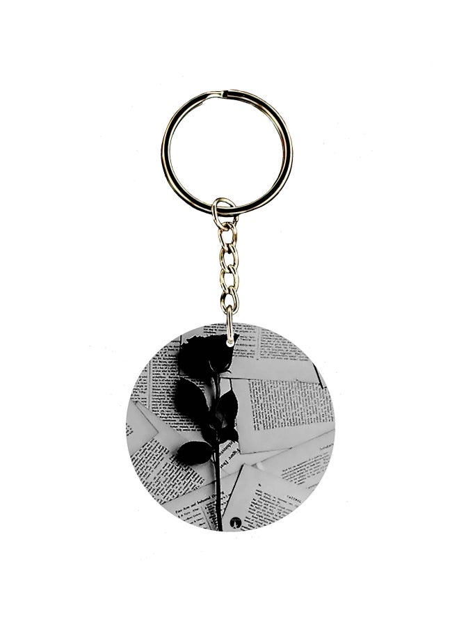BP Double Sided Printed Keychain