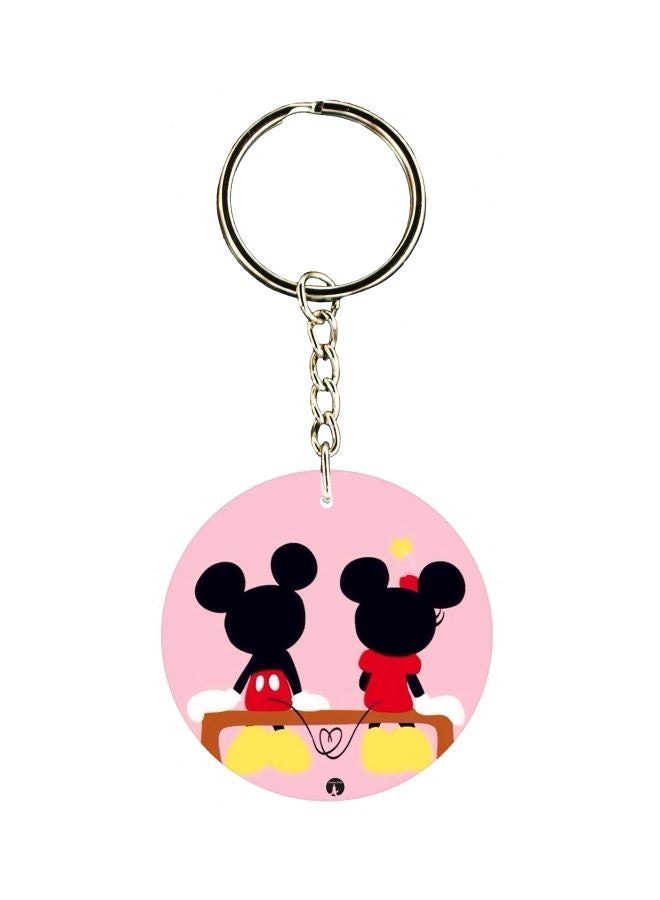 BP Cartoon Printed Double Sided Keychain