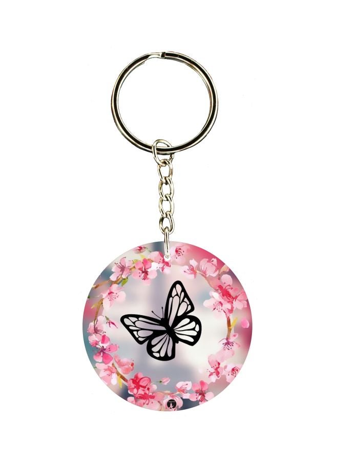 BP Butterfly Printed Keychain