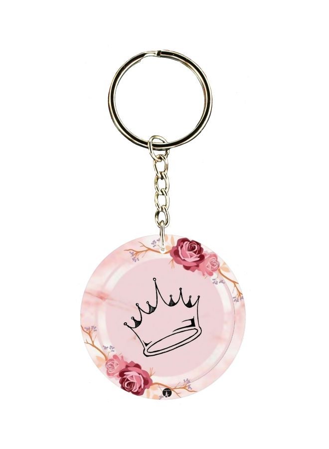 BP Crown Printed Keychain