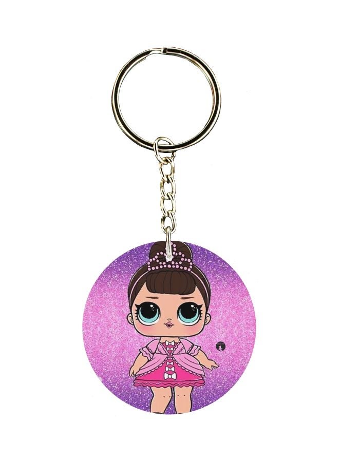 BP Cartoon Printed Keychain