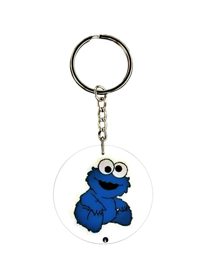 BP Double Sided Cartoon Printed Keychain