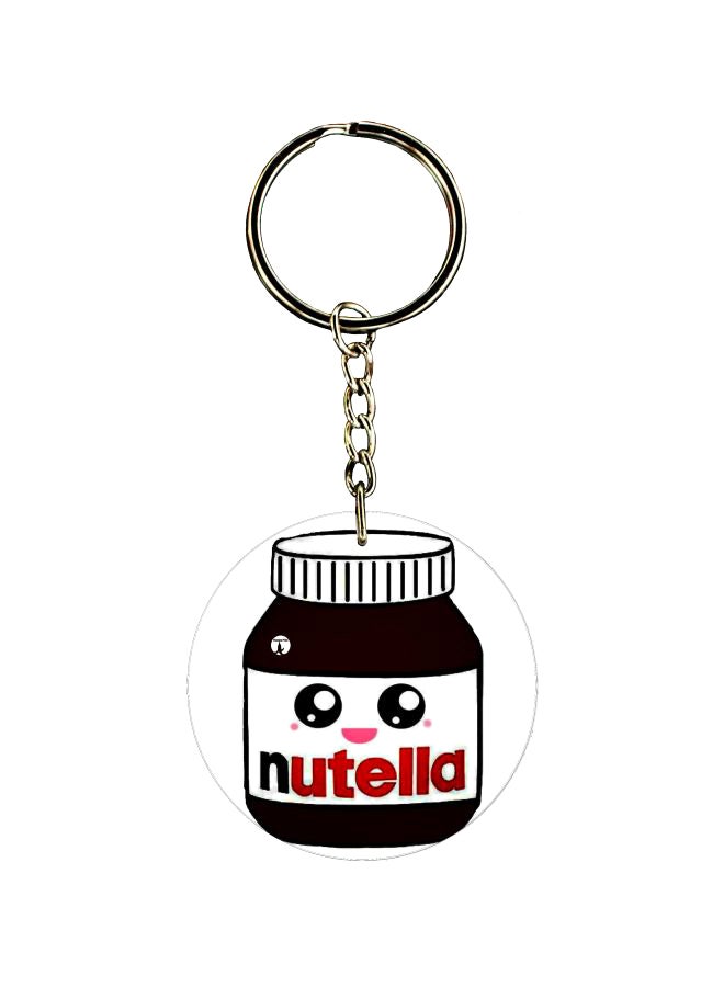 BP Double Sided Nutella Printed Keychain