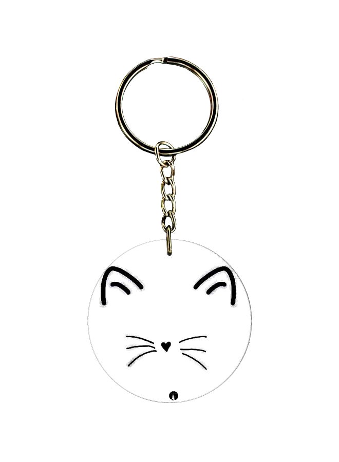 BP Cat Printed keychain