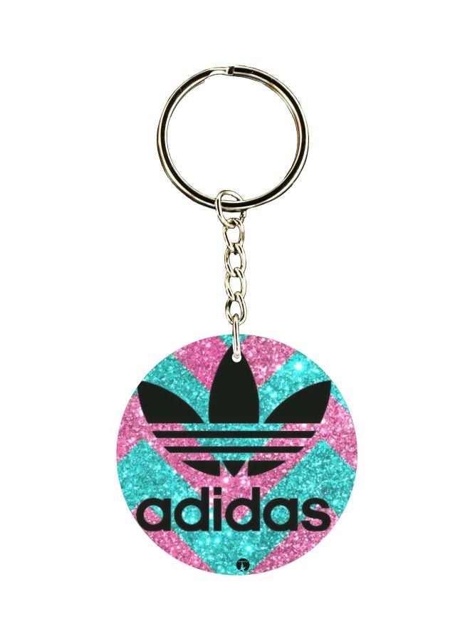 بي بي سلسلة مفاتيح بطباعة لشعار أديداس