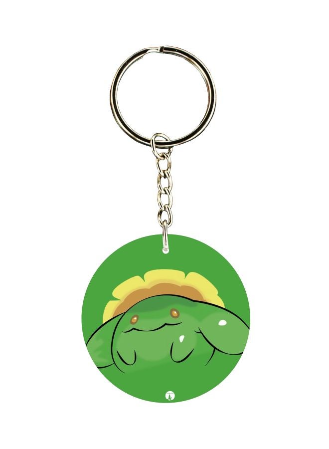 BP Cartoon Printed Dual Sided Keychain