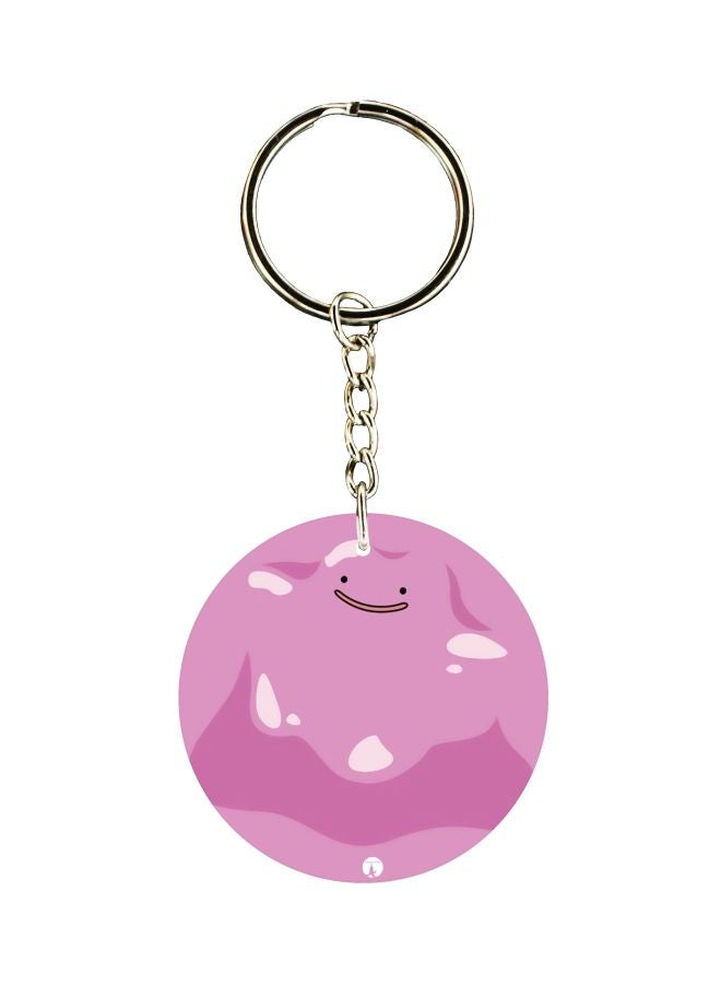 BP Cartoon Printed Dual Sided Keychain