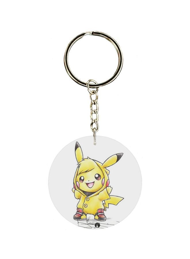 بي بي سلسلة مفاتيح بطبعة بيكاتشو على الجانبين