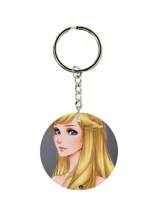 BP Girl Printed Dual Sided Keychain