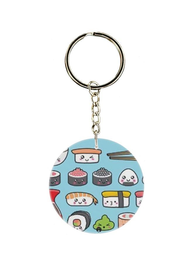 BP Cartoon Printed keychain