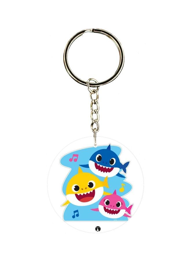 BP Cartoon Printed Double Sided Keychain