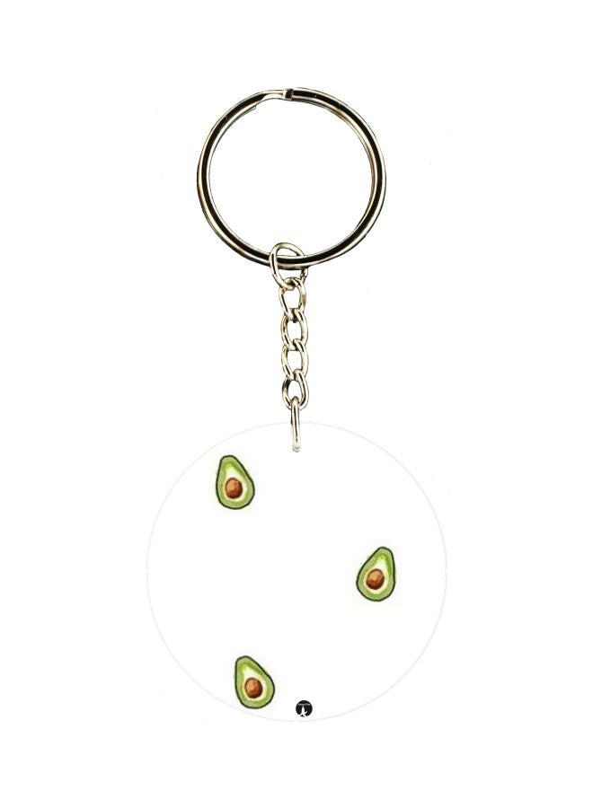 بي بي سلسلة مفاتيح بوجهين بطبعة رسوم كرتونية