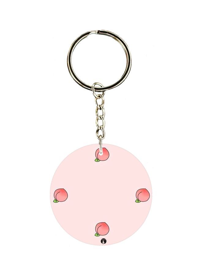 بي بي سلسلة مفاتيح بوجهين بطبعة رسوم كرتونية