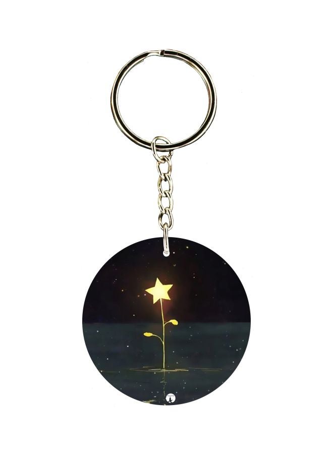 بي بي سلسلة مفاتيح بوجهين بطبعة رسوم كرتونية