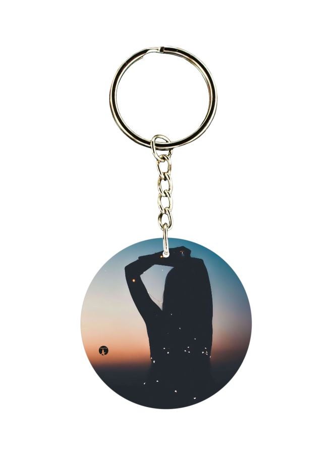 بي بي سلسة مفاتيح بطبعة ظل إنسان