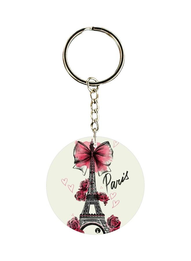 BP Paris Printed Keychain