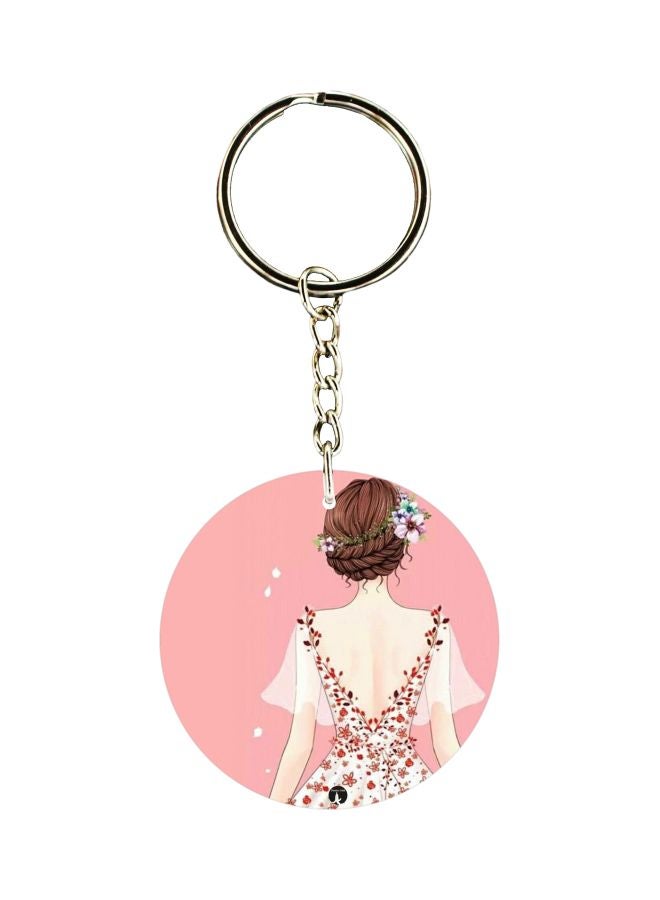 BP Human Figure Printed Keychain