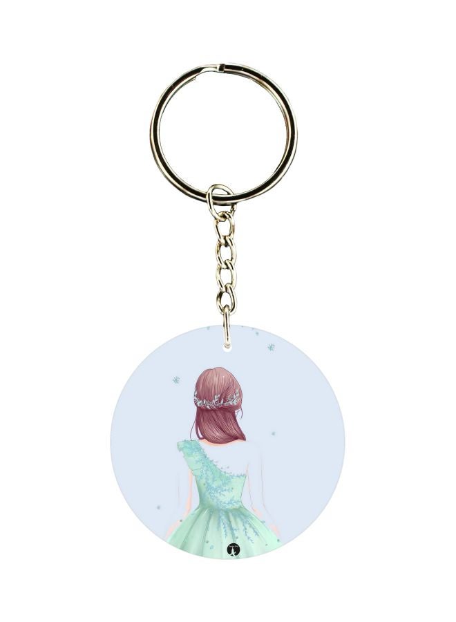 BP Human Figure Printed Keychain