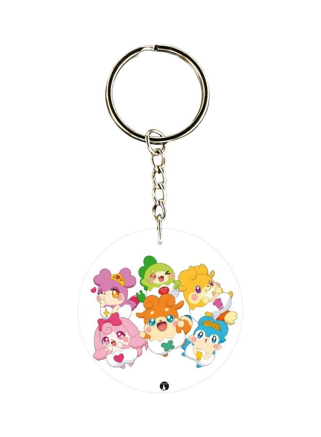 BP Cartoon Printed Keychain