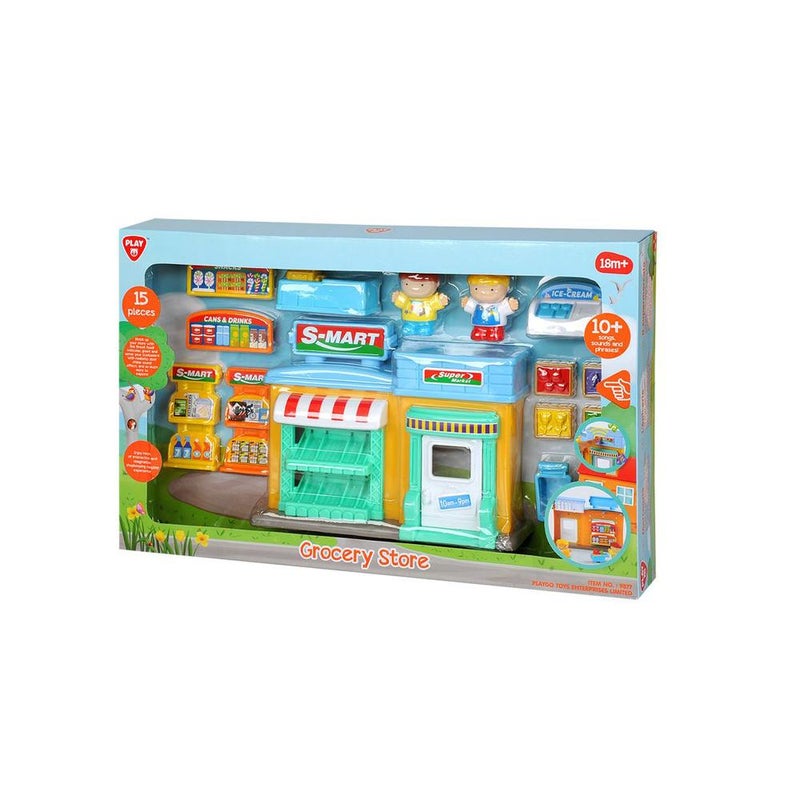 PLAYGO - 15-Pieces Grocery Store Set - Image 1