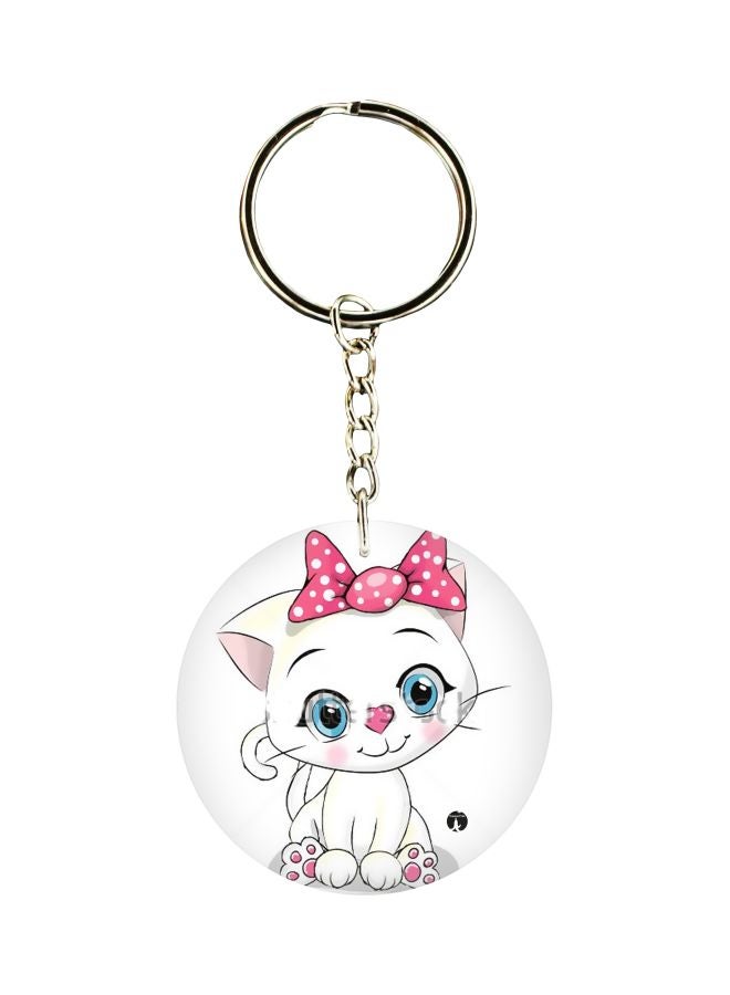 BP Cat Printed Keychain