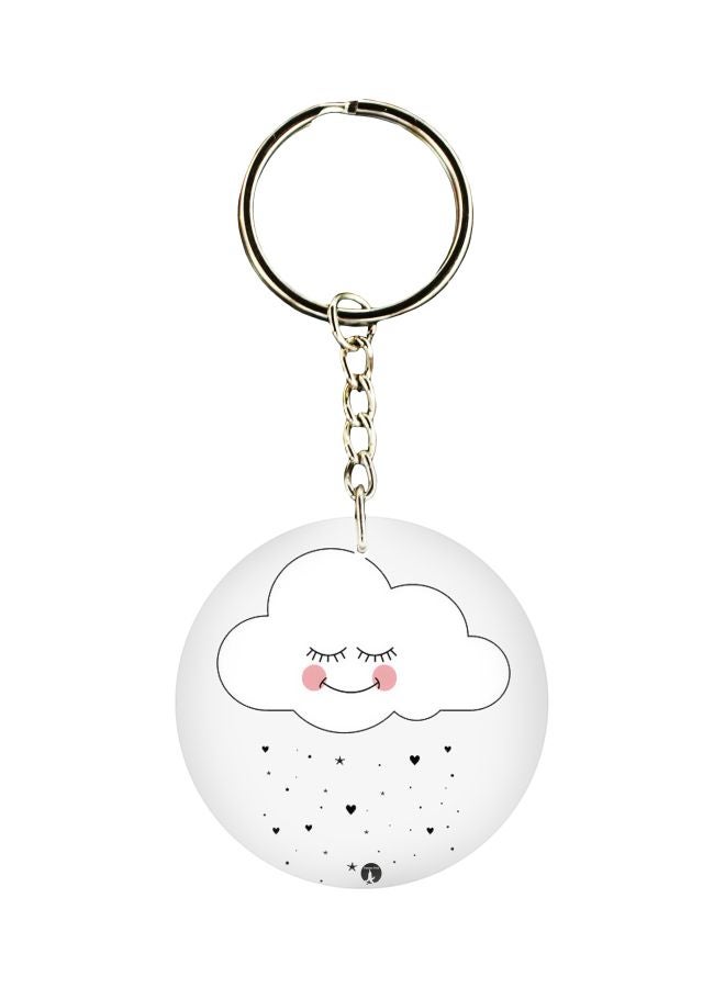 BP Cloud Printed Keychain