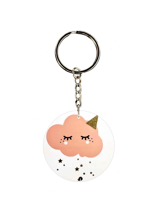 BP Cloud Printed Keychain