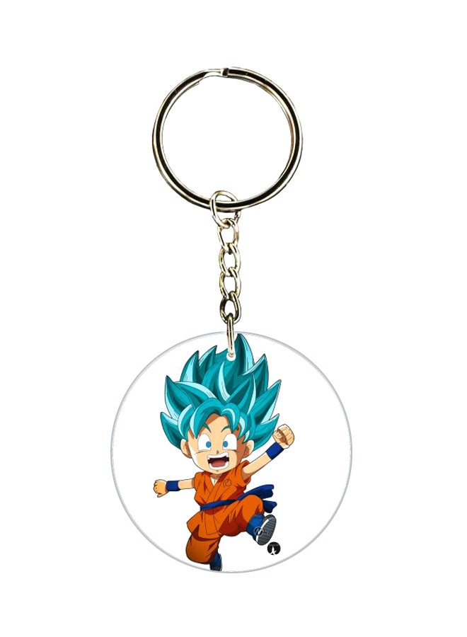 BP Cartoon Printed Dual Sided Keychain
