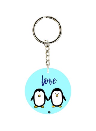 Penguin Printed Dual Sided Keychain - v1594833799/N39334917A_1