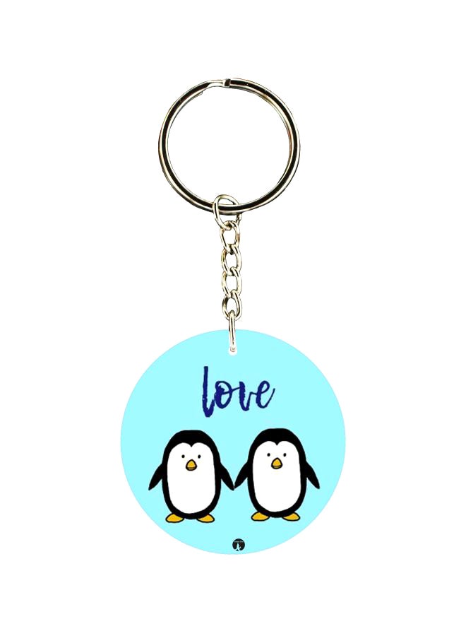 BP - Penguin Printed Dual Sided Keychain - Image 1