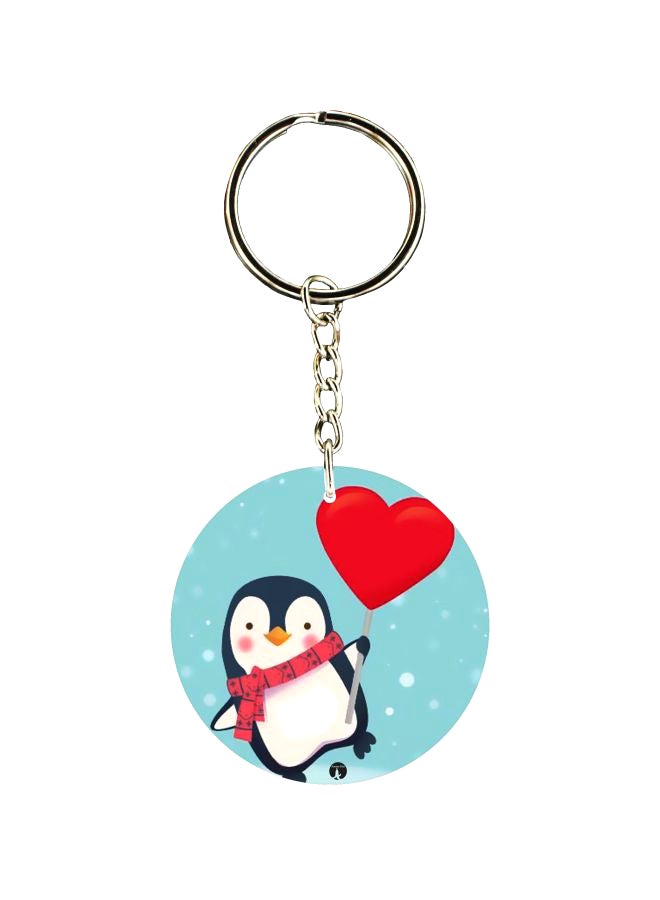 BP - Penguin Printed Dual Sided Keychain - Image 1