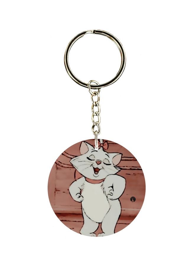 BP Cat Printed Keychain