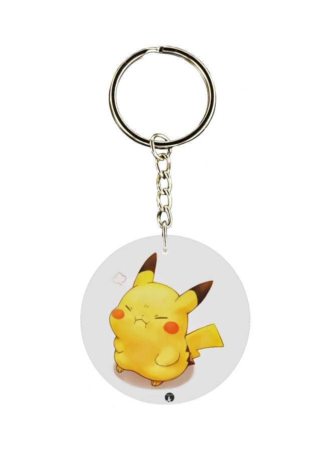 BP Pikachu Printed Keychain