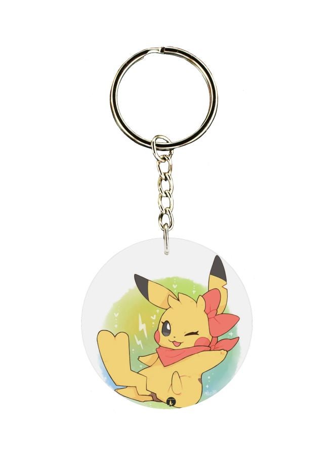 BP Pikachu Printed Keychain
