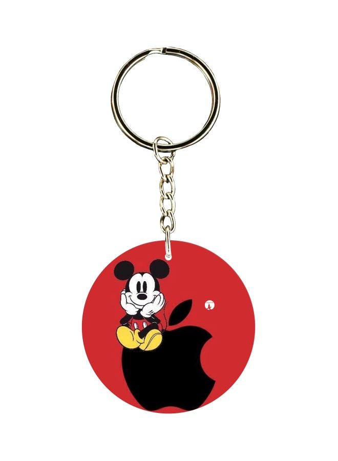 BP Mickey Mouse Printed Keychain