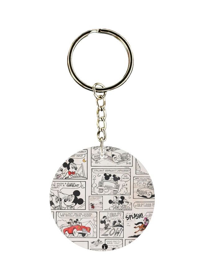 BP Mickey Mouse Printed Keychain