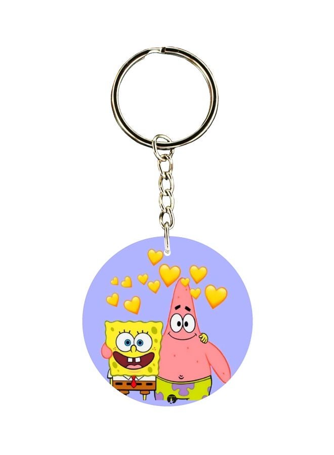 BP Cartoon Printed Keychain