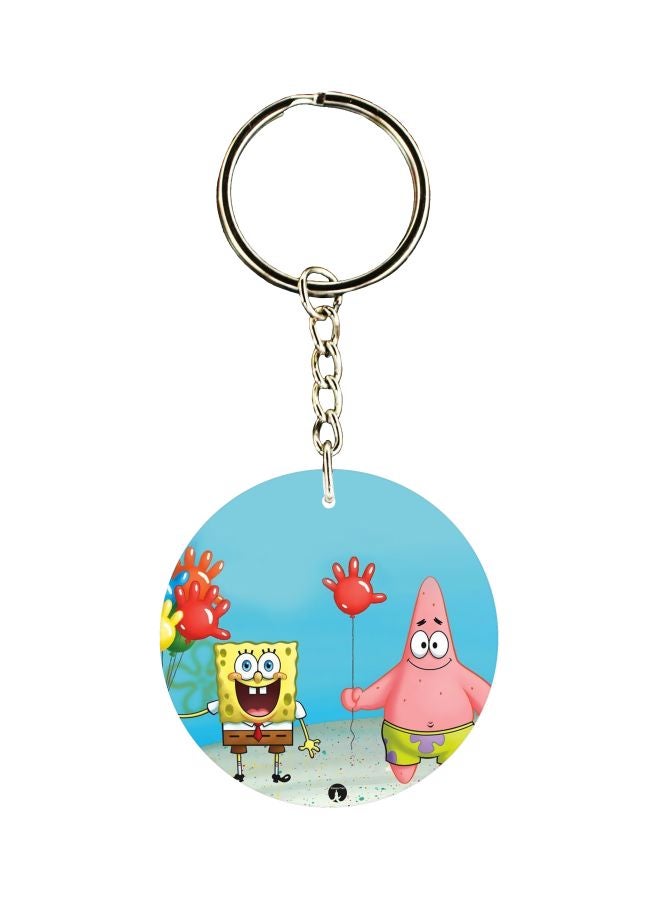 BP Cartoon Printed Keychain