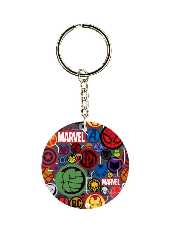 BP Marvel Printed Keychain