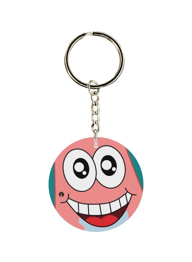 BP Cartoon Printed Keychain