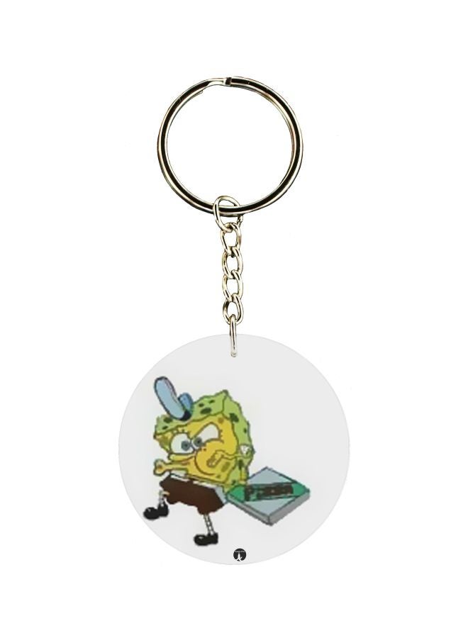BP Cartoon Printed Keychain