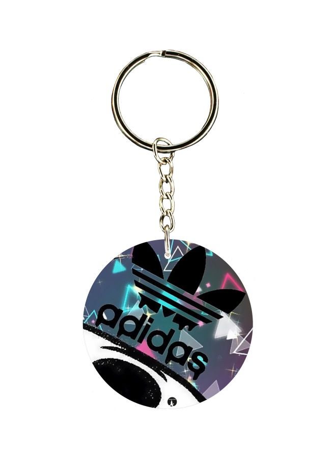 BP Double Side Adidas Printed Keychain