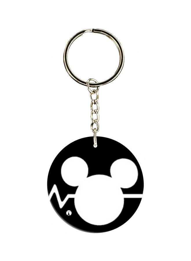 بي بي سلسلة مفاتيح بطبعة ميكي ماوس على الجانبين
