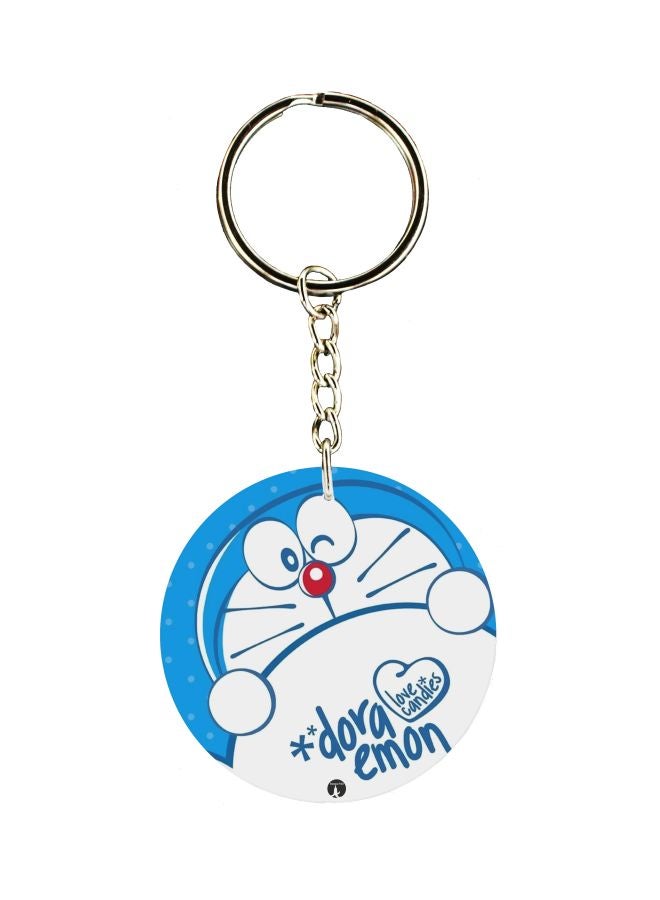 BP Double Sided Doraemon Printed Keychain